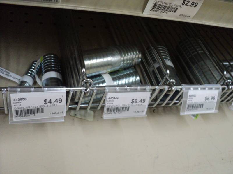Lot of steel coupling and inserts...