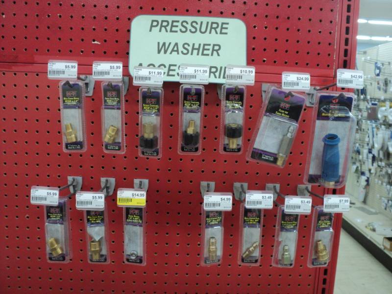 Lot of pressure washer accessories...