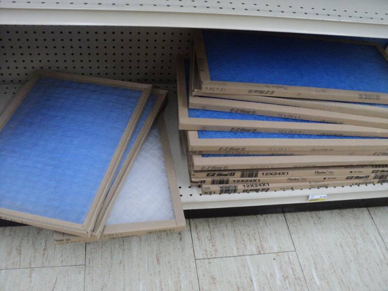 Lot of mainly 12 x 24 x 1 inch filt...