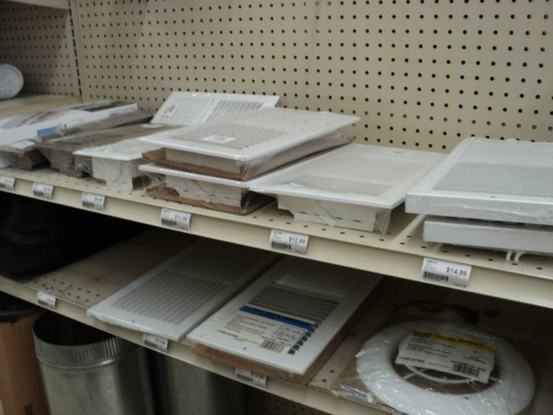 Lot of air duct covers...
