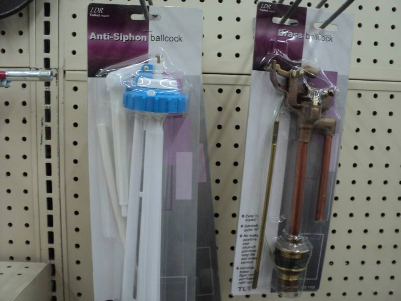 Lot of toilet ballcocks...