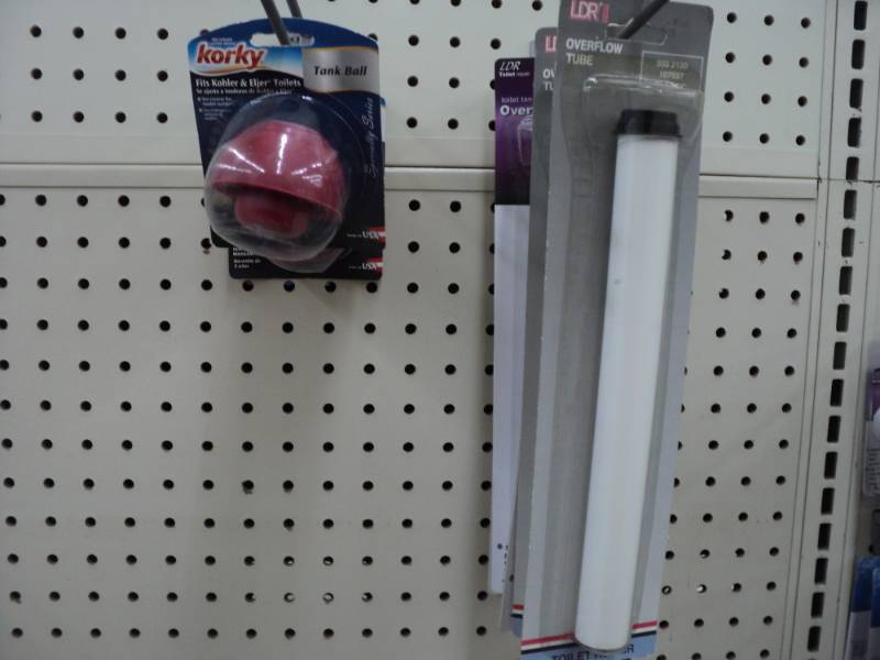 Lot of toilet repair and replacemen...