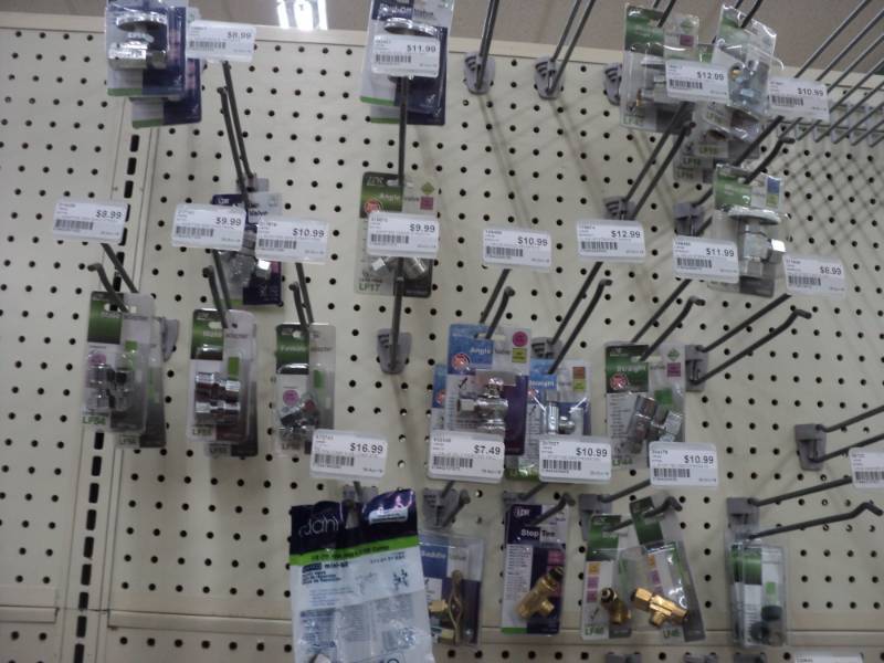 Lot of water valves and adapters...