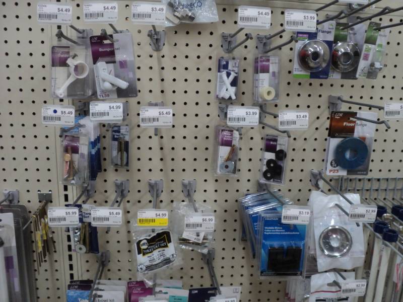 Lot of toilet hardware...
