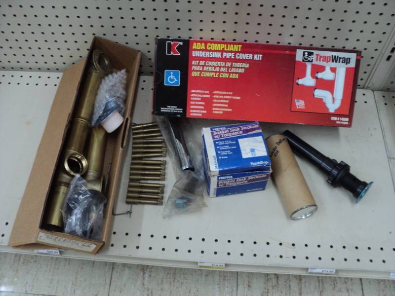 Lot of drain accessories  ...