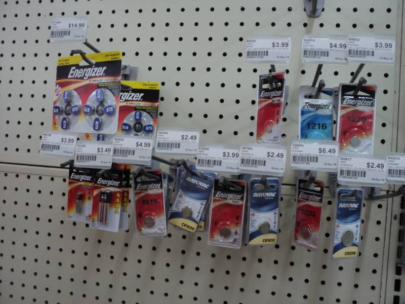 Lot of Energizer button batteries...