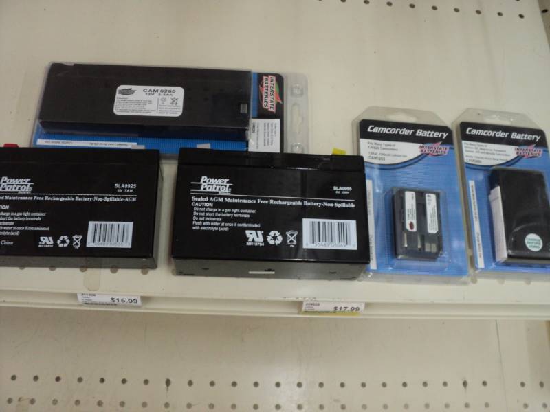 Lot of rechargeable batteries...