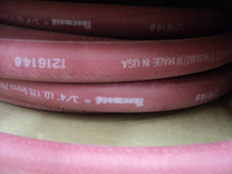 45 of � inch heater hose...