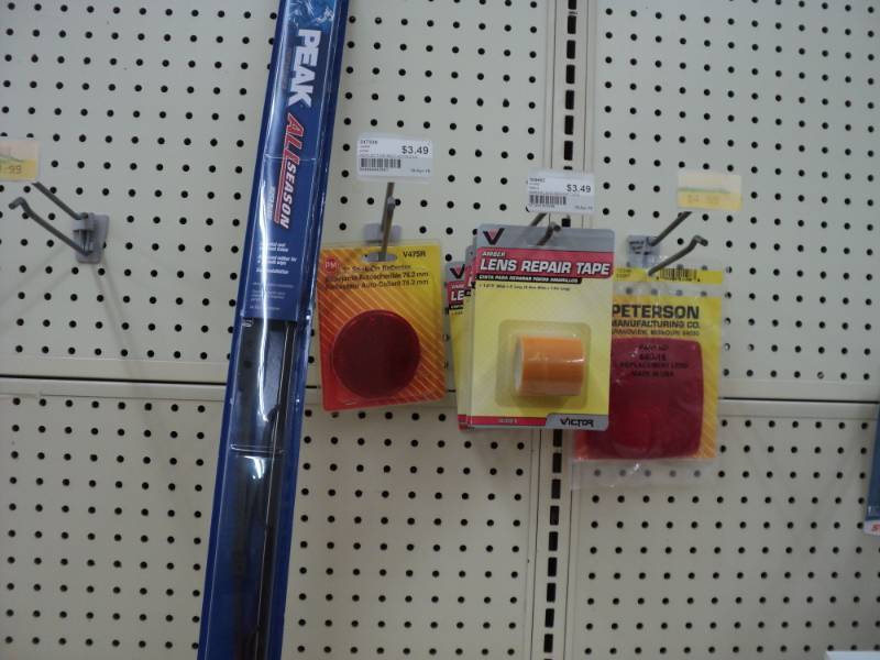 Reflectors, lense repair tape and w...