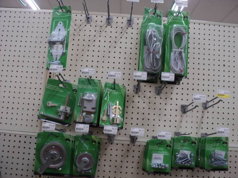 Lot of garage door hardware...