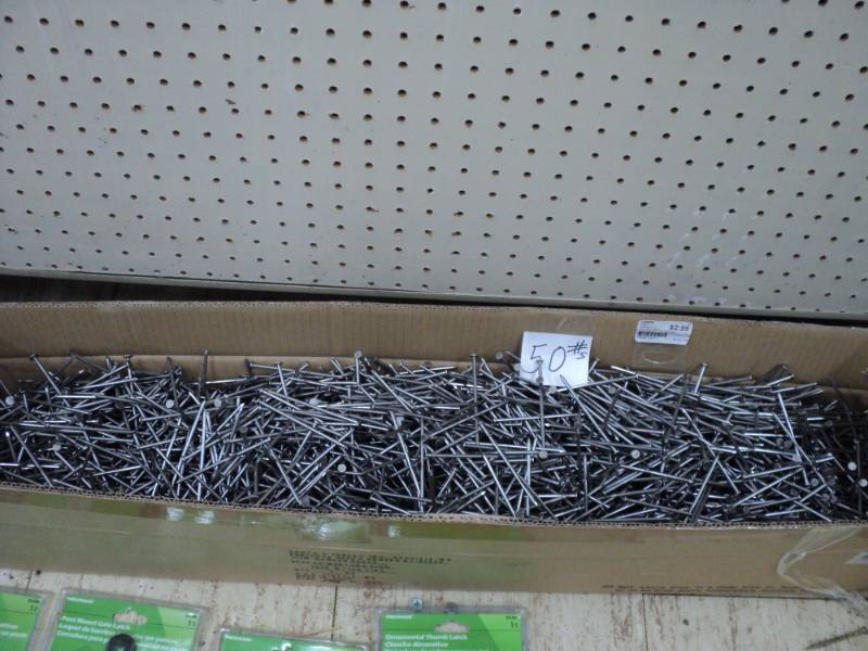 50 pounds of 16D nails...