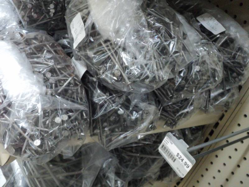 7 � 5 pound bags of 8D nails...