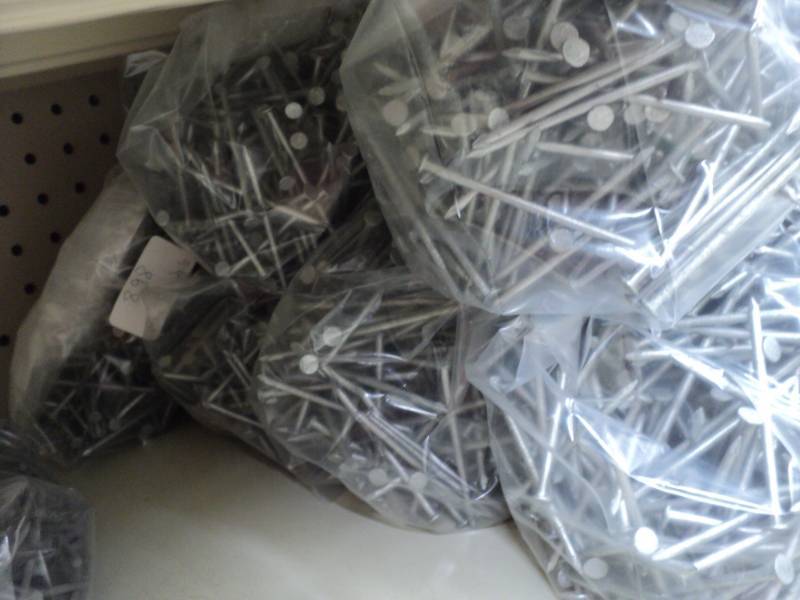 7 � 5 pound bags of 8D nails...