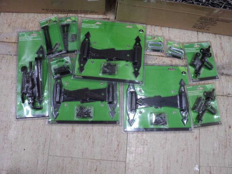 Lot of gate latches, hinges and har...