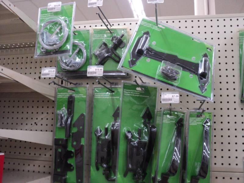 Lot of gate latches, hinges and har...