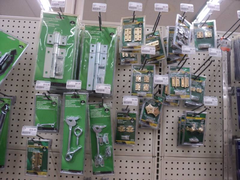Lot of latches and hinges...
