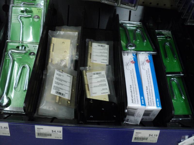Lot of latches and hinges...