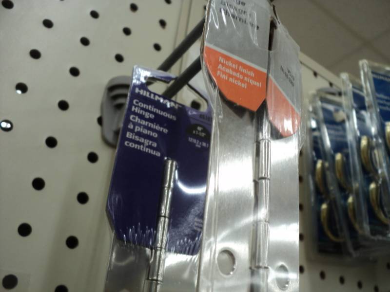 2 � 48� x 1 12� hinges...