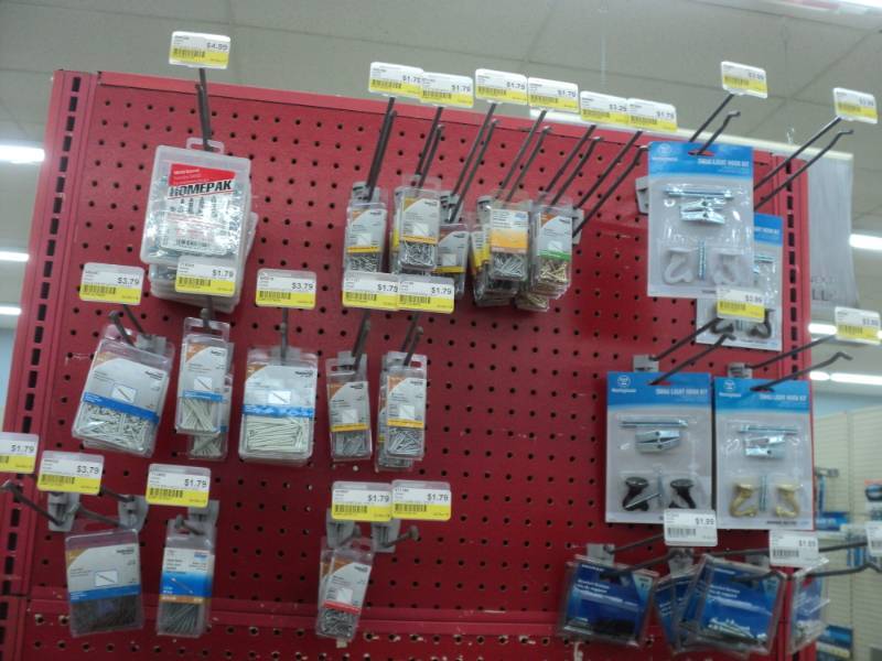 Lot of trim and panel nails, brads,...