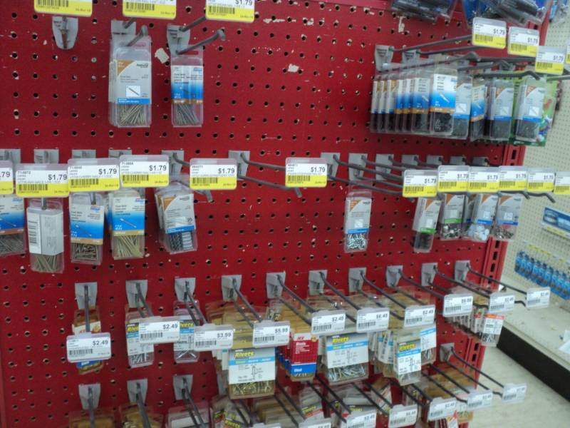 Lot of tacks, panel nails and rivet...