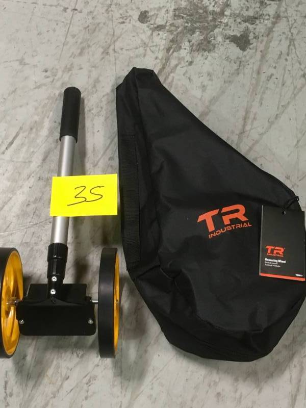 TR Industrial 88017 FX Series Collapsible Measuring Wheel, YellowBlack open box not used