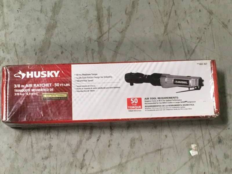 Husky 38 Air Ratchet 50 ft-lbs NEW in Box 683367