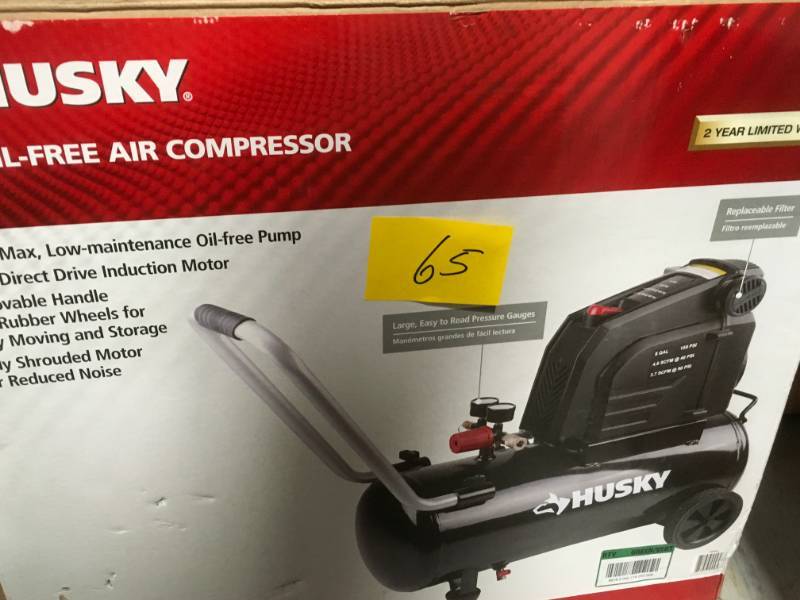 Husky 8G 150 PSI Hotdog Air Compressor USED in good condition