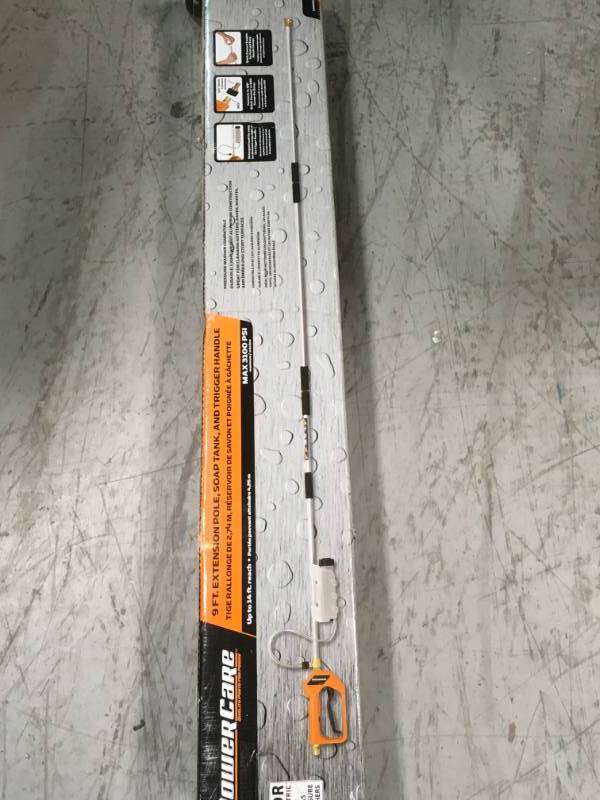 Power Care 9 ft. Pole Kit for 3,000 psi Pressure Washers not used