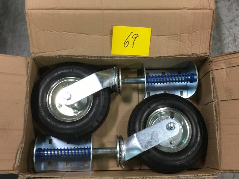 Shepherd 8 in. Pneumatic Gate Caster with 200 lbs. Load Capacity CASE OF 2  not used