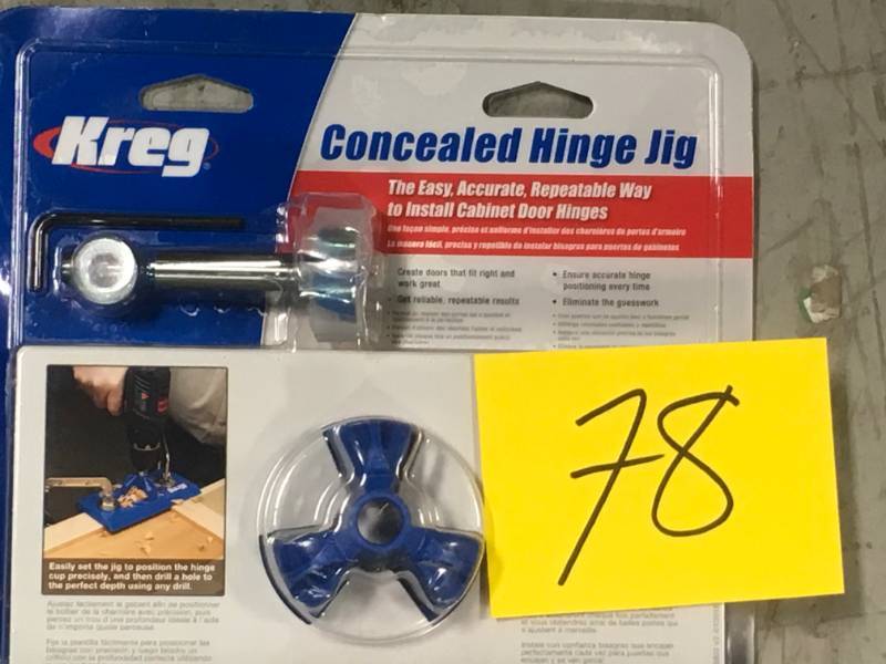 Kreg Concealed Hinge Jig not used