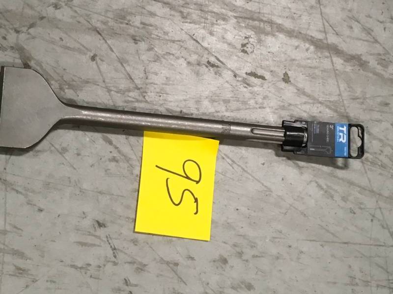 TR Industrial 3 in. SDS-Max Scaling Chisel not used