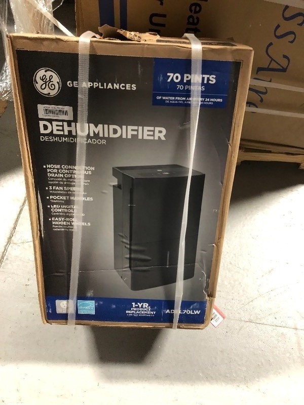 GE  70 pt. Dehumidifier, ENERGY STAR  not used