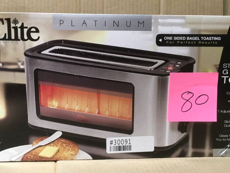 lot 80 image: Elite Platinum ECT-153 Toaster not used
