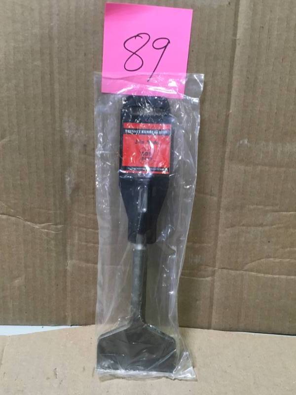 lot 89 image: Wide Machine Sharpened Tile & Thinset Removal Bit not used