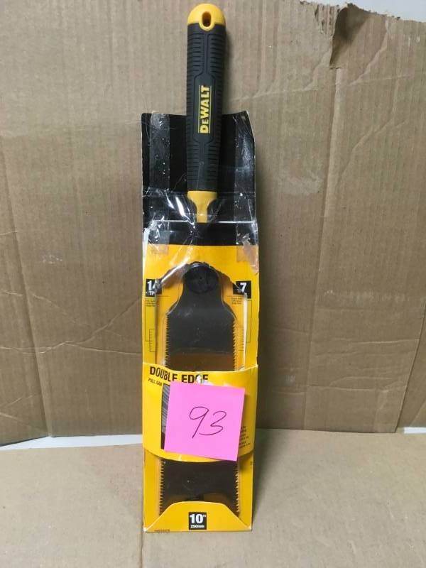 lot 93 image: Dewalt DWHT Edge Pull Saw in like new condition