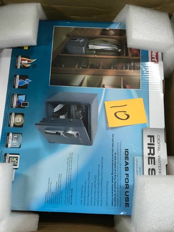 First Alert 1.31 cu. ft. Fire WaterproofFire Resistant Digital Lock Safe