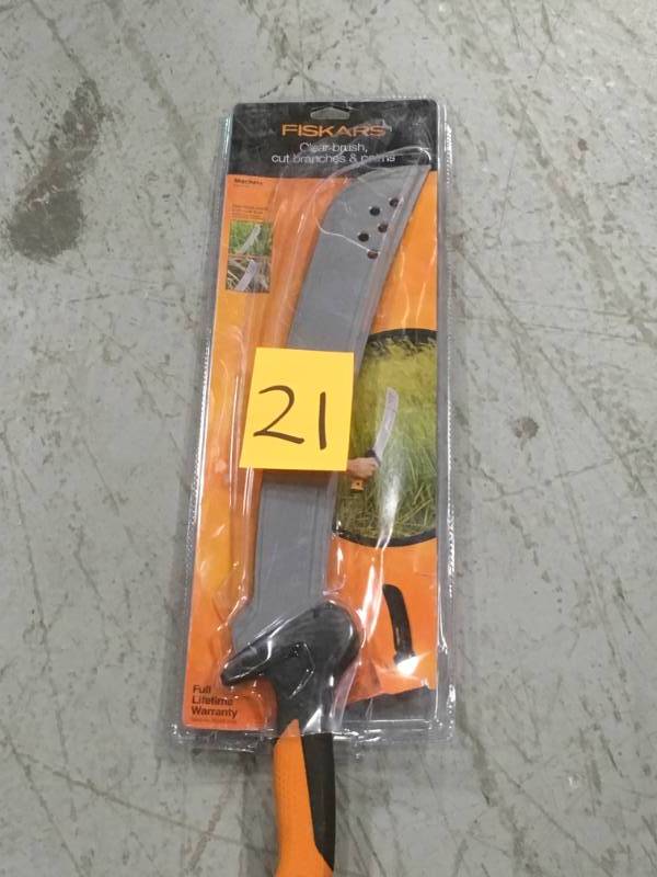 Fiskars Machete (24 in. ) not used