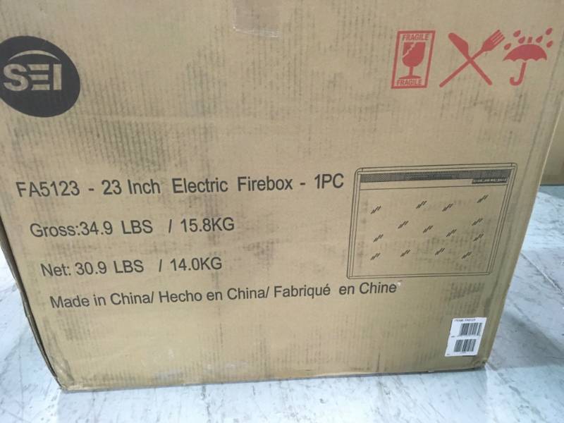 Southern Enterprises Fa512300tx 23 Electric Firebox open box not used