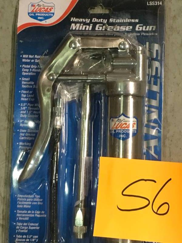 Lucas Oil Mini Marine Grease Gun not used
