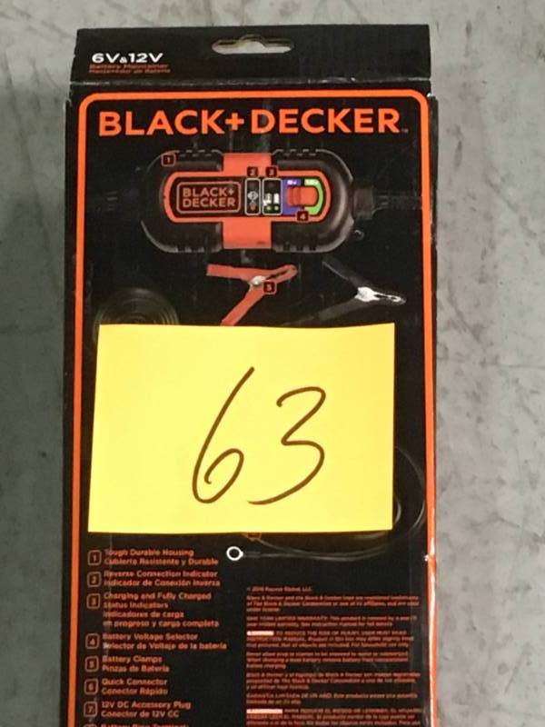 BLACKDECKER 120-Volt Battery Maintainer open box not used