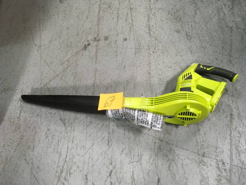 Ryobi ONE 150 MPH 200 CFM 18-Volt Lithium-Ion Hybrid Leaf BlowerSweeper - TOOL ONLY open box not used