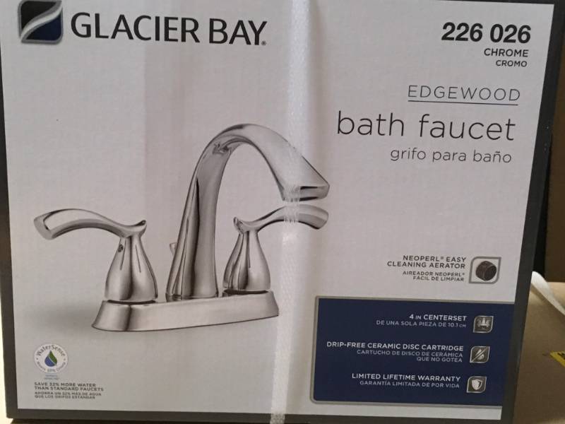 Glacier Bay Edgewood 4 In Centerset 2 Handle High Arc Bathroom