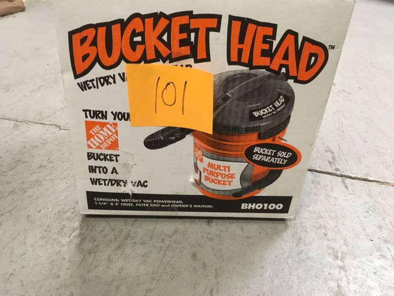 Bucket Head 5 gal. 1.75-Peak HP Wet Dry Vac in good condition