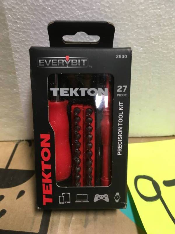 lot 97 image: TEKTON Everybit Precision Bit and Driver Kit for Electronic and Precision Devices (27-Piece)  in like new condition