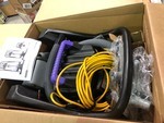 lot 104 image: ProTeam ProGuard 20 gal. Wet Dry Vac with Tool Kit and Front Mount Squeegee OPEN BOX NEVER USED