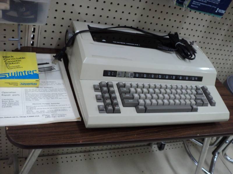 1- Electronic Portable Typewriter ...