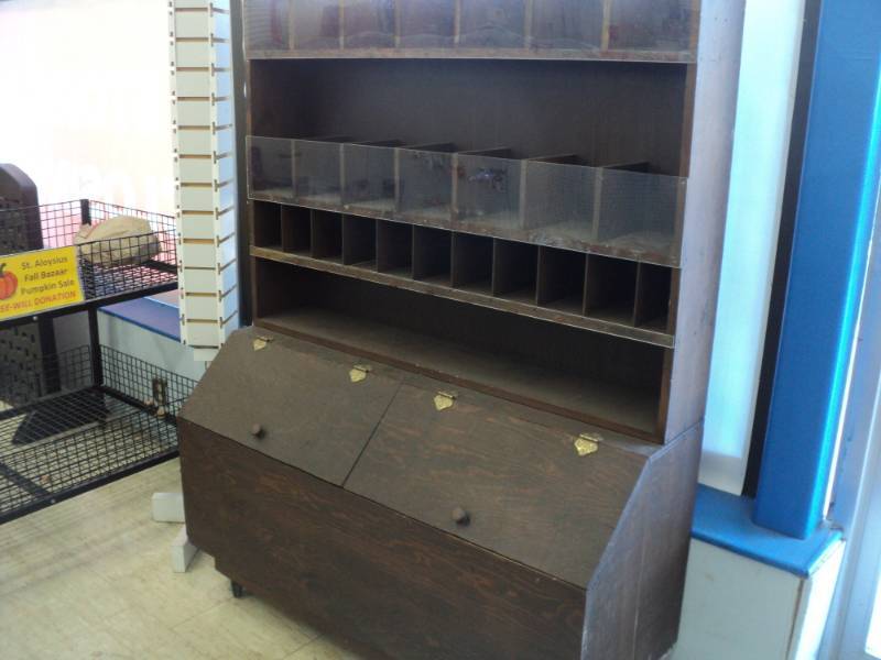1- Cabinets with Cubbies on Top and...