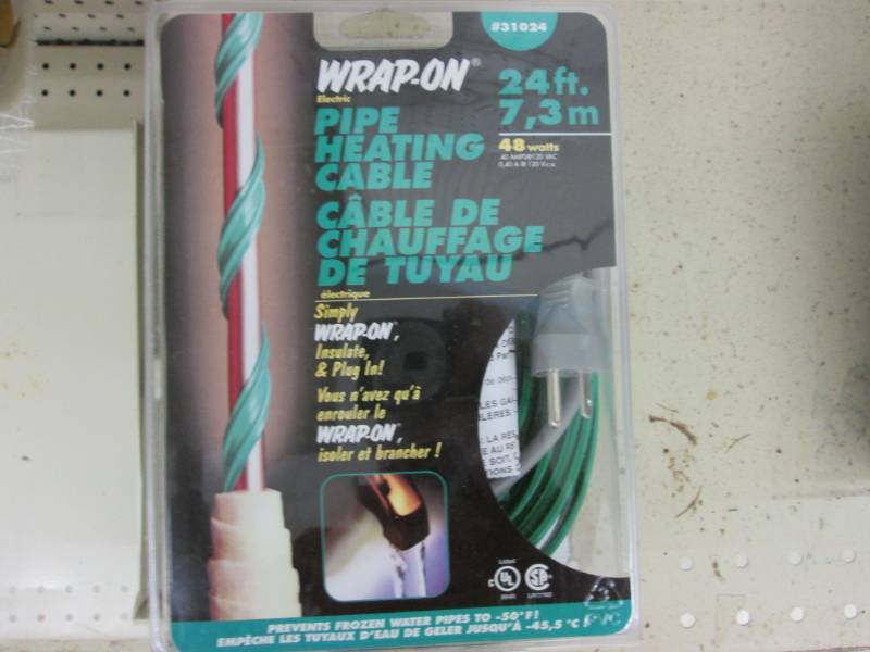 24 pipe heating cable...