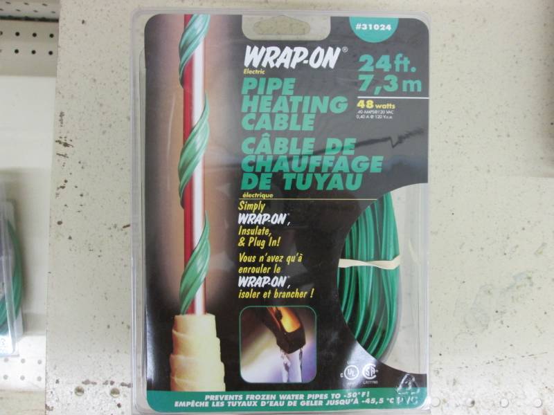 24 pipe heating cable...