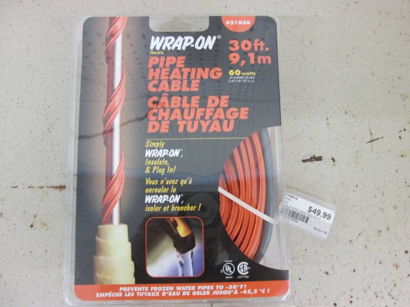 30 pipe heating cable...